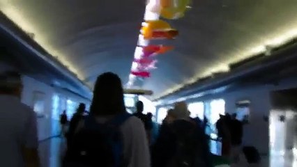 HD IAH TerminaLink FULL Tour Houston Intercontinental Airport Train People Mover Continental