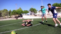 Neymar Rabona Skills con expulsión - Trucos de futbol, técnicas y habilidades