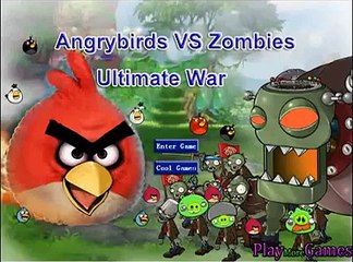 Angrybirds Vs Zombies Ultimate War   Plants vs Zombies Game Remake