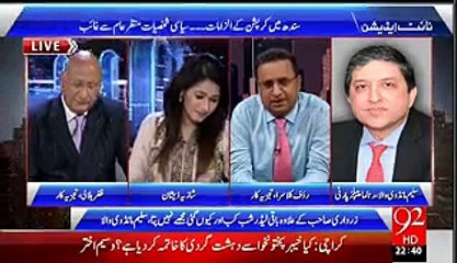 Saleem Mandiwala left the show when Rauf Klasra started exposing his corruption