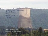 Trojan Nuclear Power Plant Cooling Tower Implosion