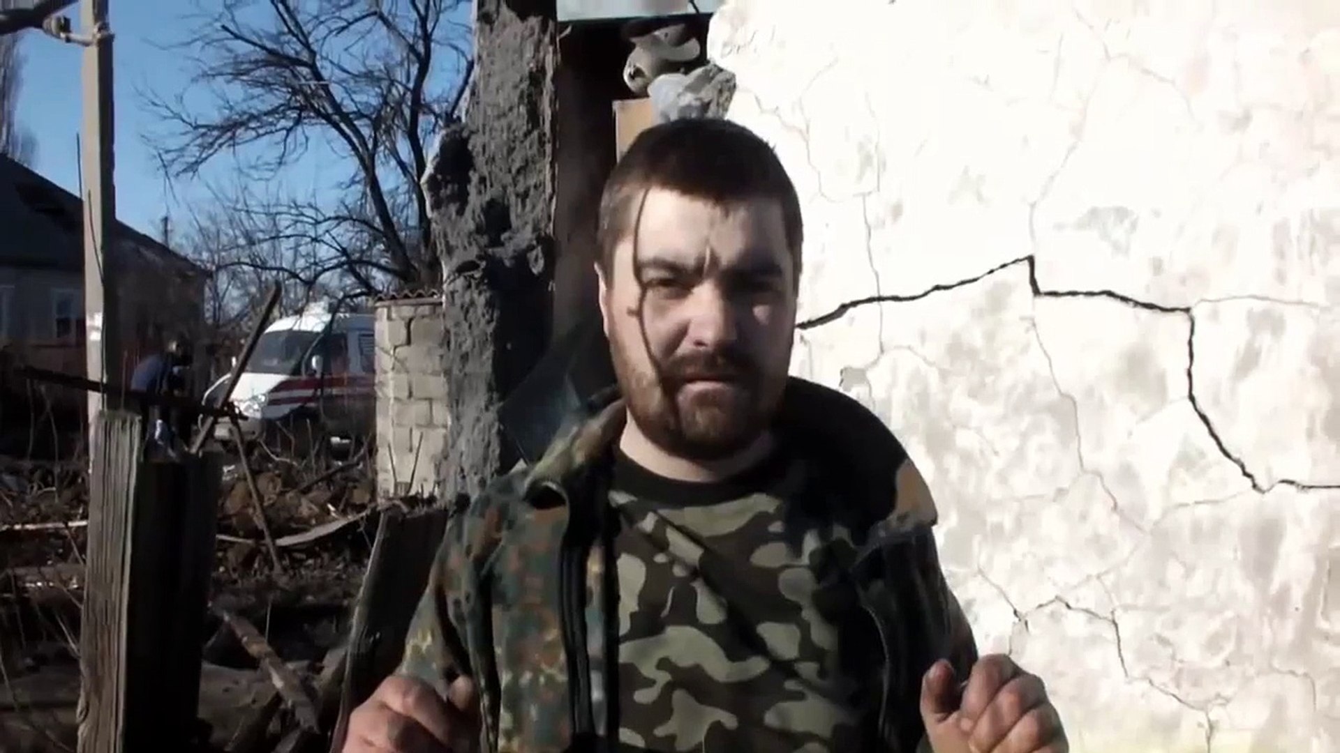 ⁣Ukraine War. Captured soldiers Ukraine in Debaltseve