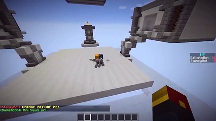 Minecraft | STAMPY CAT VS IBALLISTICSQUID! | Magic Animal Club Fight | Minecraft Robot Wars