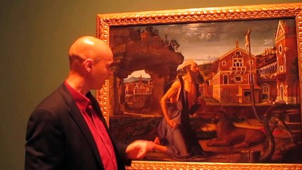 ART FOR KIDS. FUNNY & EDUCATIONAL. BARTOLOMEO MONTAGNA. LION & PARROT.  MT. 6:7. K. LUNDAHL, PHD