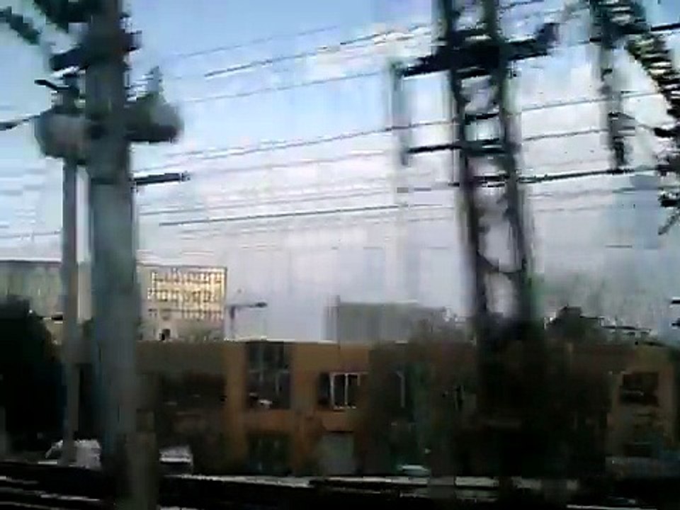 RER B entre la Gare du Nord et CDG. 電車でパリからシャルルドゴールの間