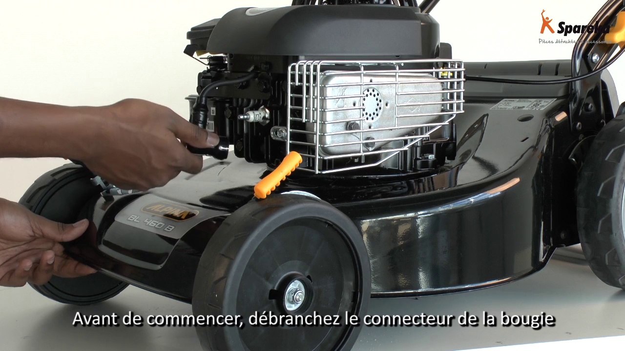 Changer la lame de votre tondeuse