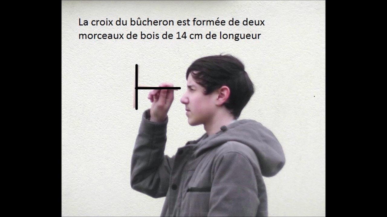 Hauteur d'un bâtiment (croix)