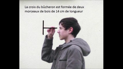 Hauteur d'un bâtiment (croix)