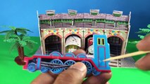 Thomas and Friends Toy Trains Gordon the Big Engine Building like Lego with Toby n James