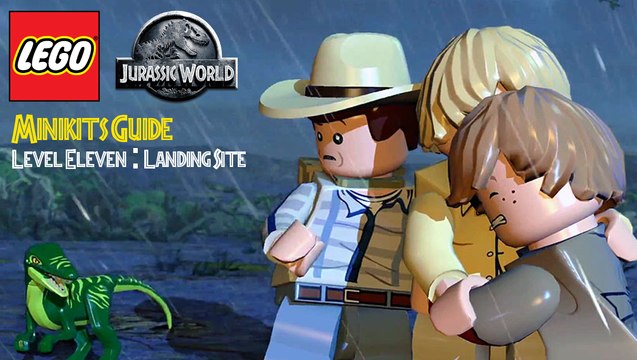 Lego Jurassic World - Level 11 - Landing Site Minikits Guide