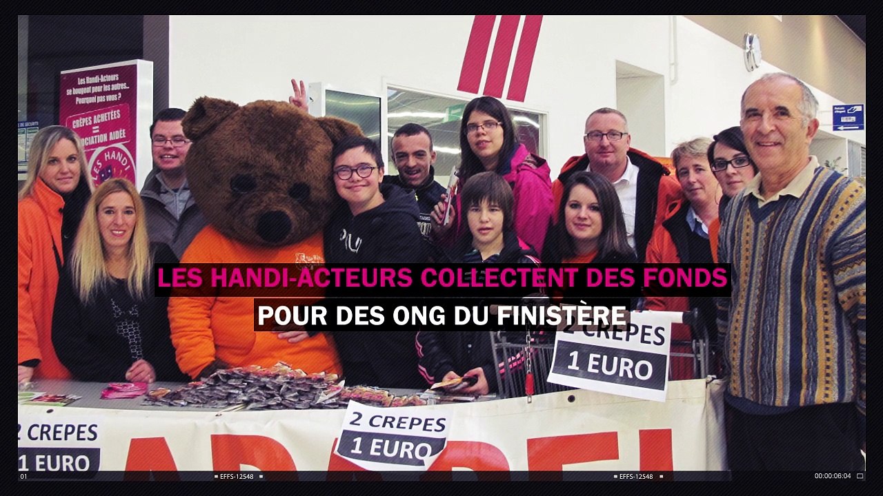 Les Handi-Acteurs collectent des fonds pour des ONG du Finistère