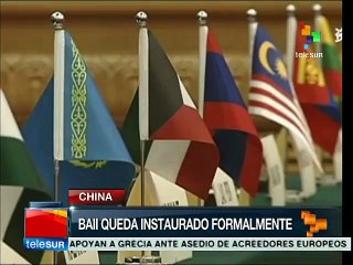 China: instauran Banco Asiático de Inversiones en Infraestructura