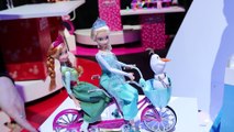 NEW FROZEN ELSA CASTLE 2015 TOYS ❤ Elsa Anna Bicycle, Singing Elsa Let It Go, Ice Palace Dollhouse