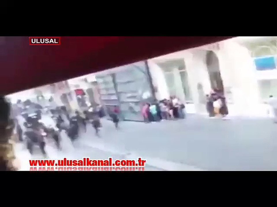 TOMA'dan polislere müdahale