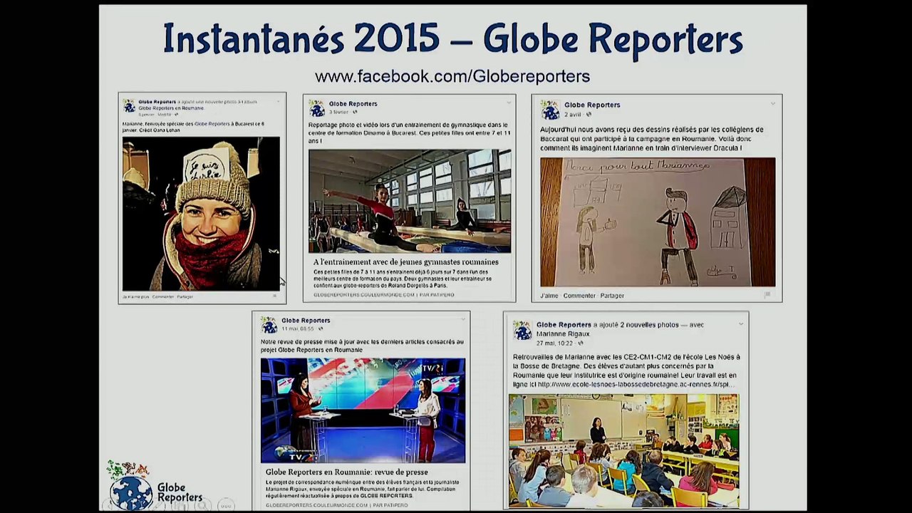 Rencontre "Education à l'image, aux médias et au numérique" 2015 : Globe Reporters