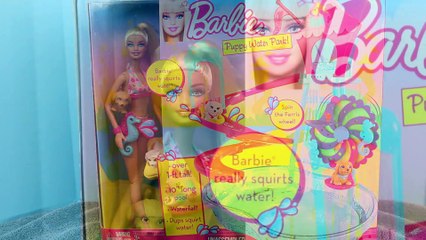 Frozen ELSA at Barbie Puppy Water Park Playground Frozen Kids Felicia Alex DisneyCarToys