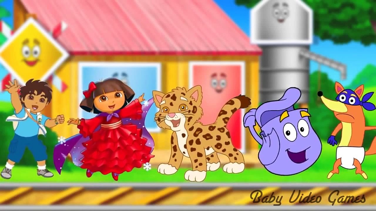 Dora the Explorer! Kids Songs Nursery Rhymes for Children Daddy Finger Family cartoon animation