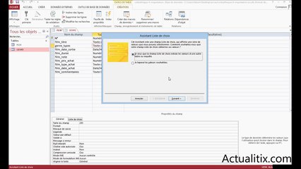 Tutoriel et cours Access n° 6 : Créer une relation entre les tables