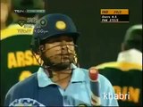 Wasim Akram beautifully bowls against Sachin Tendulkar