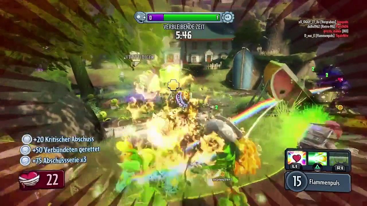 One chili bean, Seven Zombies down // Plants vs Zombies Garden Warfare (PC, PS4, PS3, Xbox One, Xbox 360) - PS4 Gameplay