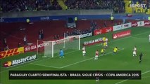 Paraguay cuarto semifinalista - Brasil sigue en crisis - Copa América 2015