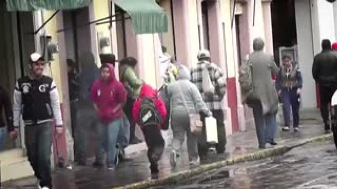 Se registra mal tiempo en diversas zonas del país