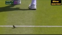 Djokovic vs Kohlschreiber (Center Court) Tennis Wimbledon 2015 - Match the uninvited guests