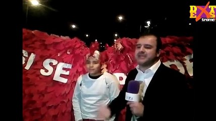 Perú vs. Chile: Hinchas hicieron banderazo en las calles de Santiago
