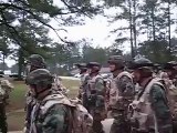 Army National Guard march and chant