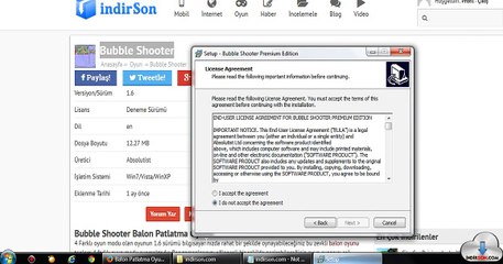 Bubble Shooter oyunu kurulum inceleme