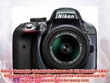 Nikon D3300 SLR-Digitalkamera Kit (24 Megapixel 76 cm (3 Zoll) TFT-LCD-Display Live View Full-HD)