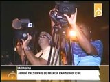 Palabras del Presidente de Francia a su llegada a Cuba en visita oficial