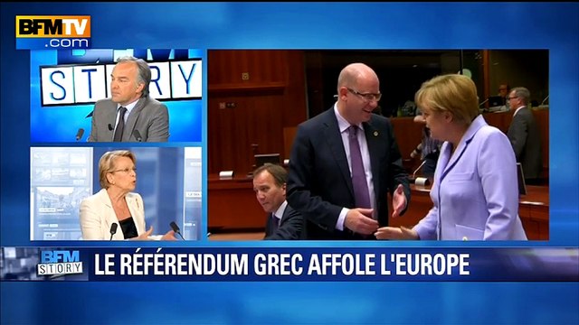 Crise grecque: Tsipras est dans un calcul très politique , dit Alliot-Marie