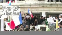 Marcha multitudinaria contra el terrorismo se apodera de Francia