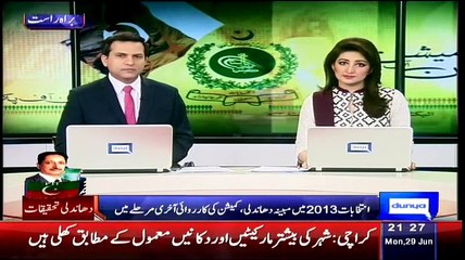 Dunya News 9pm Bulletin – 29th June 2015
