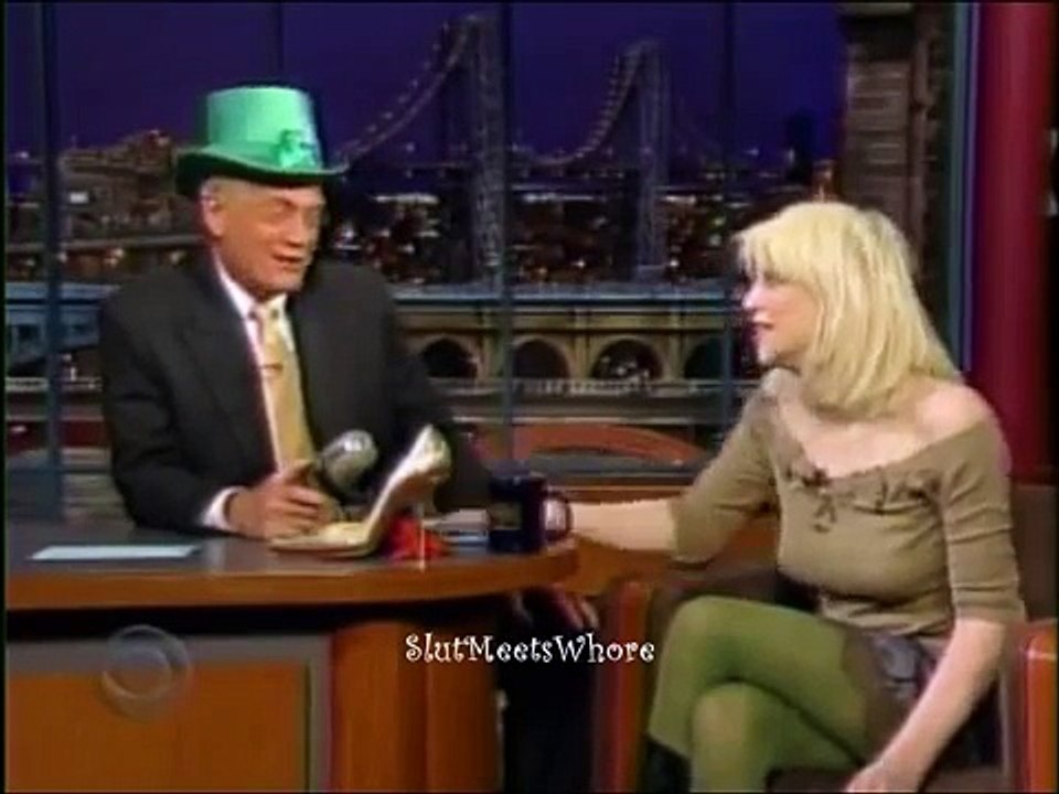 Courtney Love on David Letterman + Hold On To Me - live