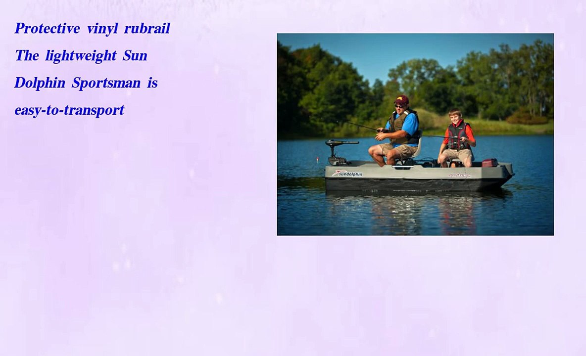 Kl Industries Sun Dolphin Sportsman Fishing Boat Video Dailymotion