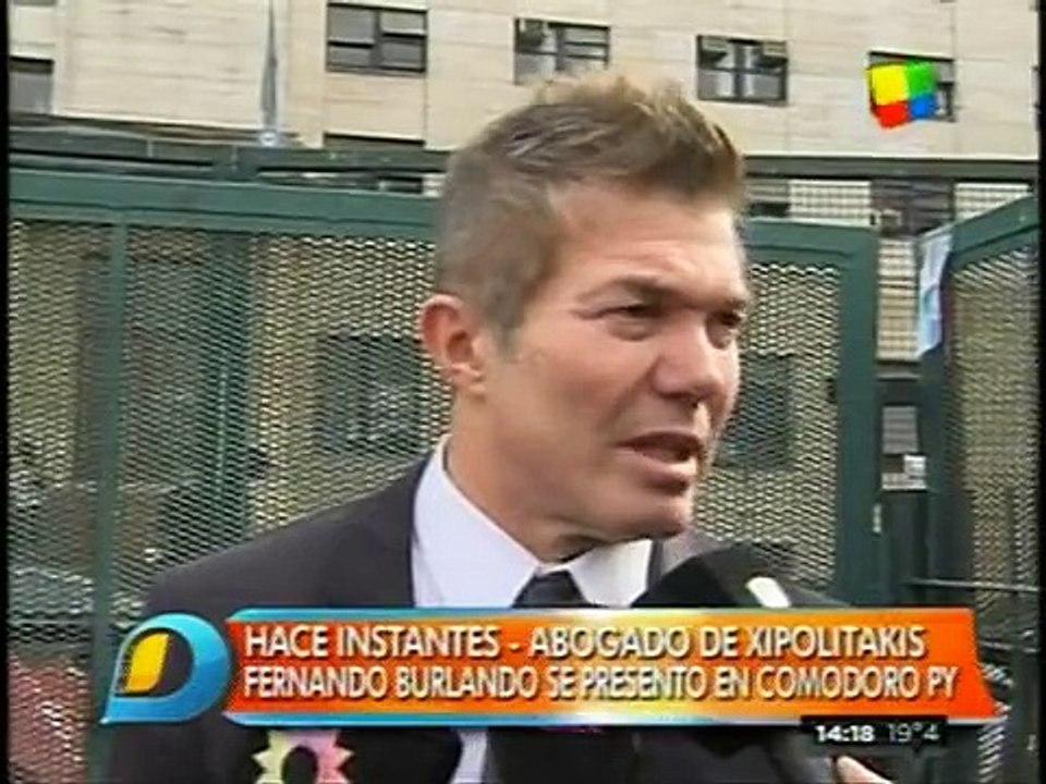 Burlando cuenta cómo defenderá a Xipolitakis