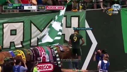 إحتفال غريب بالهدف من لاعب بورتلاند الأمريكي