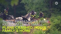 Small Plane Crashes Into House, Killing Three Passengers
