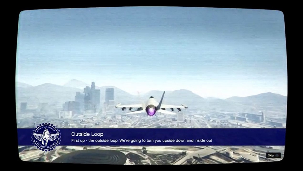 GTA 5-SAN ANDREAS FLIGHT SCHOOL -"OUTSIDE LOOP" WALKTHROUGH