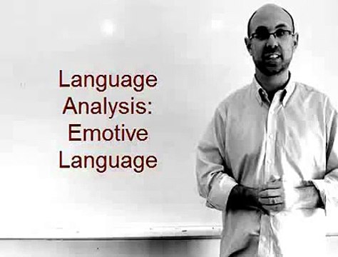 VCE Language Analysis: Emotive Language