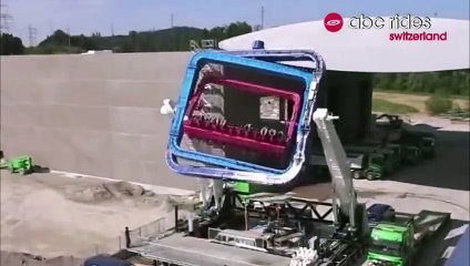 Test d'une nouvelle attraction de dingue TOURBILLON