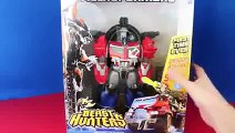 Transformers Beast Hunters Optimus Prime Robot and Diesel Truck Superheroes by ToysReviewT