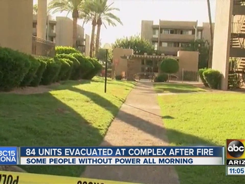 Dozens of units evacuated after fire sparks at Phoenix apartment complex