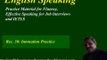 English speaking. IELTS speaking test preparation. English intonation practice