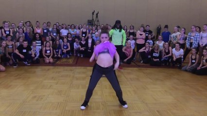 ▶ Young girl "special talent" inspired all- Willdabeast Adams- Wacka Flacka No Hands class
