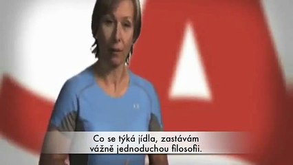 MARTINA NAVRÁTILOVÁ - Rostlinná strava je nejlepší