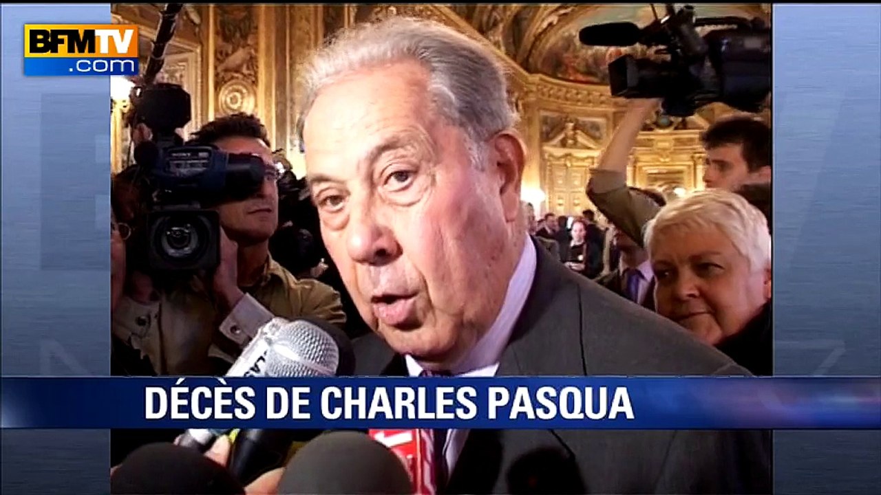 Décès de Charles Pasqua: "Un homme politique comme on en fait plus aujourd’hui"