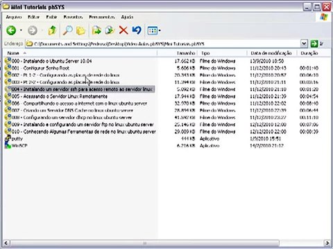 Video Aulas Servidor DNS, FTP, SSH, DHCP e Ferramentas de Rede Linux